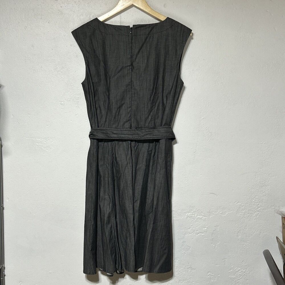 Calvin Klein Gray Womens Dress Sz. 10 Casual Flared Business Work - Picture 5 of 13